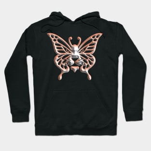 Wolf and butterfly 3d super soft blend drawing cute cool colorful Hoodie